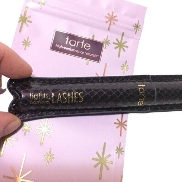 Tarte Lights, Camera, Lashes 4-in-1 Black Mascara In a purple tube W/ gift bag - Picture 2 of 9